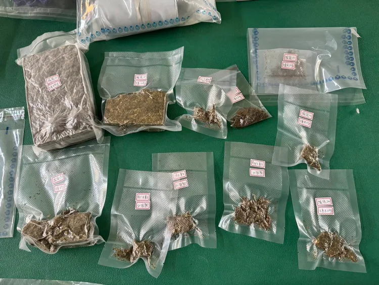 台東警方破獲大麻分裝場。警方提供