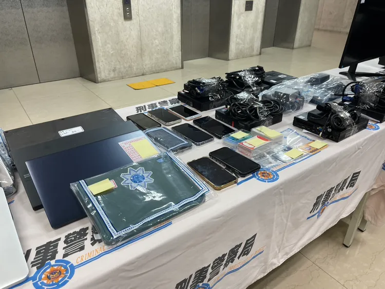 警方查獲相關證物。警方提供