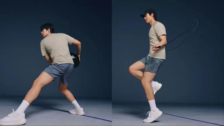 朴敘俊換上運動服飾曬出精實身材。品牌提供