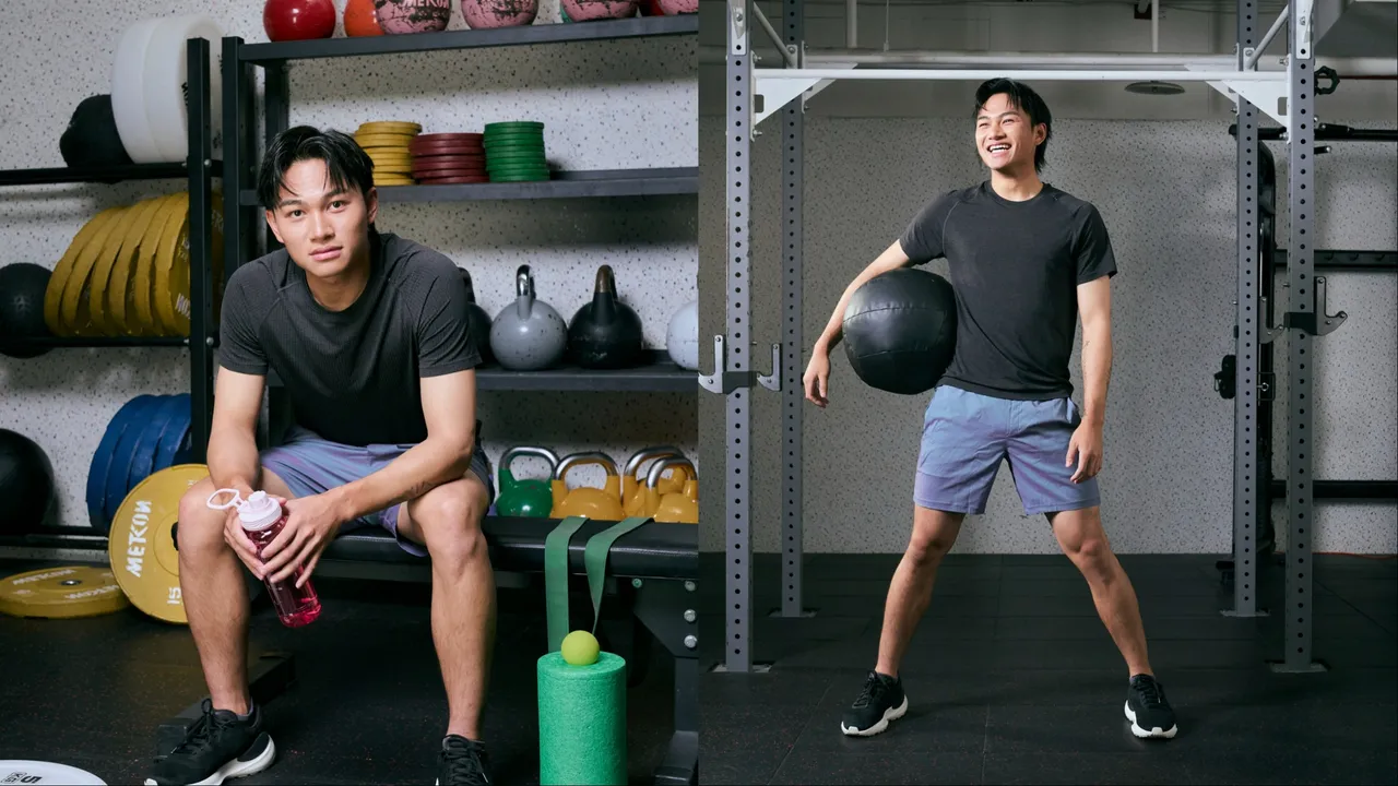 徐若熙穿著lululemon Metal Vent Tech 短袖T恤2280元、Pace Breaker无内衬短裤2980元。品牌提供