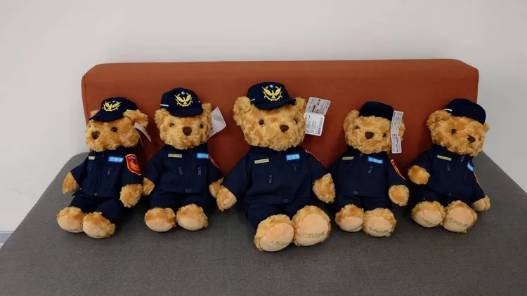 土城警察熊。警方提供