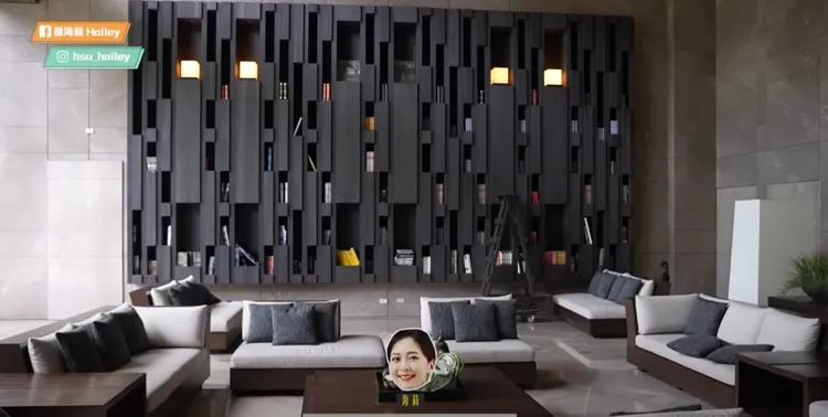 公用的氣派會客室。翻攝徐海莉YT