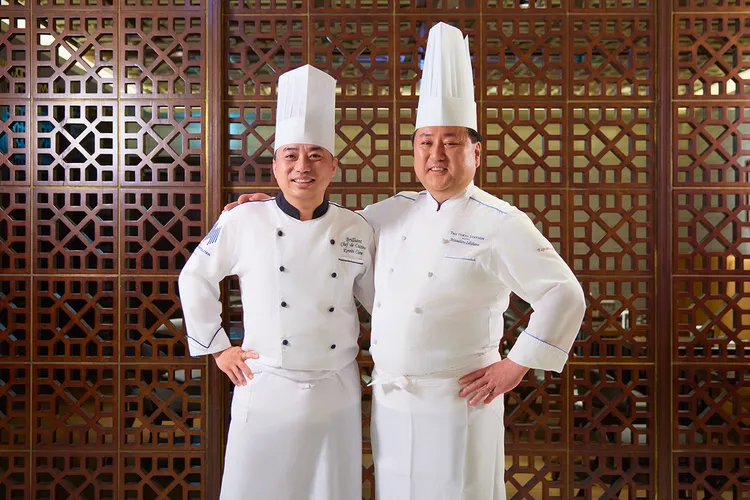 JR東日本大飯店台北鉑麗安全日餐廳由日籍行政總主廚石原雅弘領銜監製，與鉑麗安主廚陳永儒共同操刀，推出日本美食祭。JR東日本大飯店台北提供