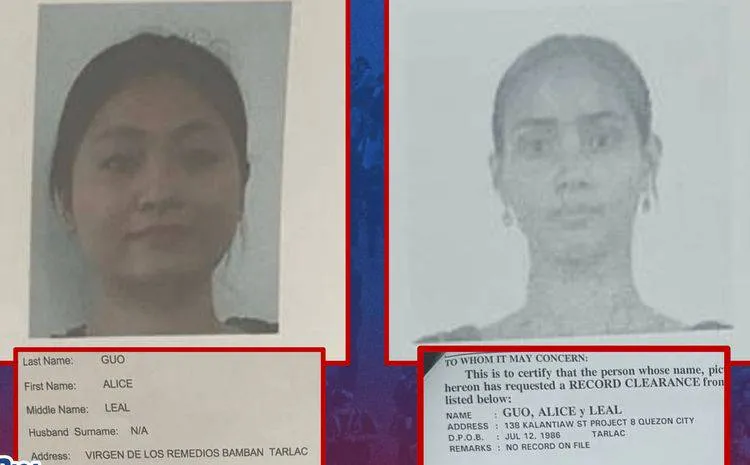 郭華萍（左）與被她冒用身分的本尊Alice Guo。翻攝自Rappler