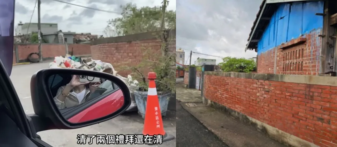 陈乖乖在26日上架21日拍摄影片,引来南市府大动作澄清「早就清完」。合成照