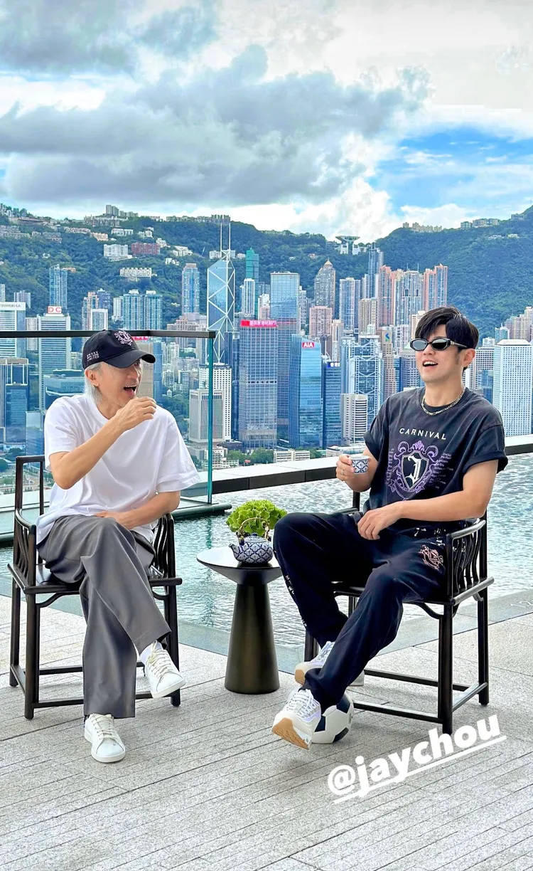 雙周天王相見歡。翻攝周星馳IG