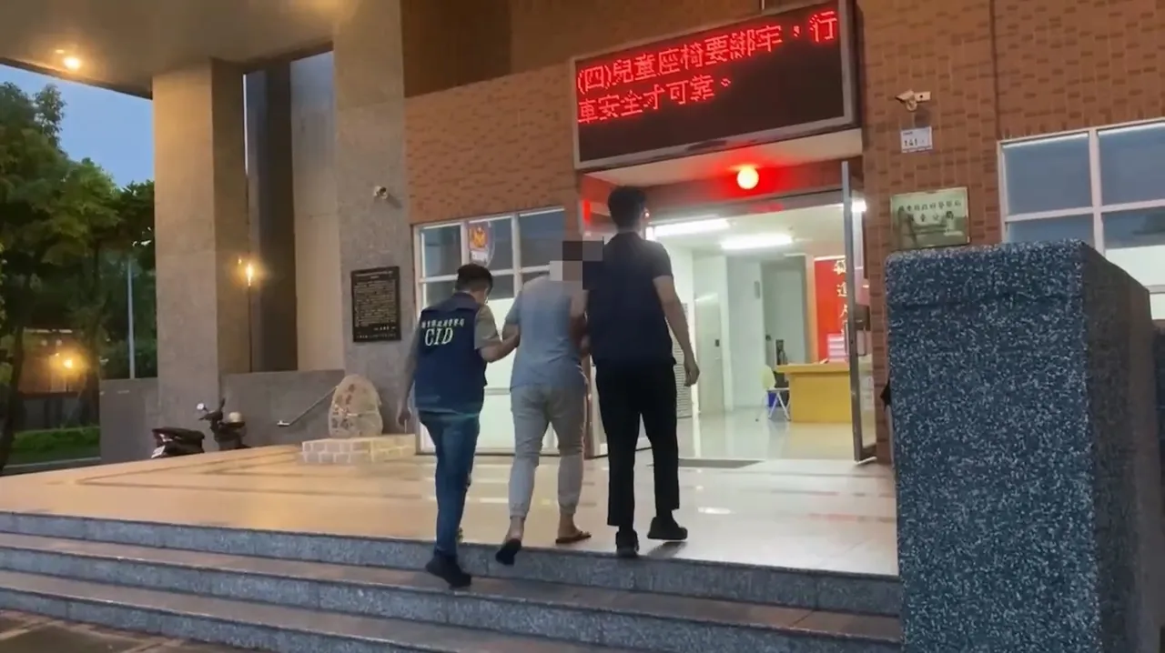 枪击嫌犯遭移送法办。翻摄画面