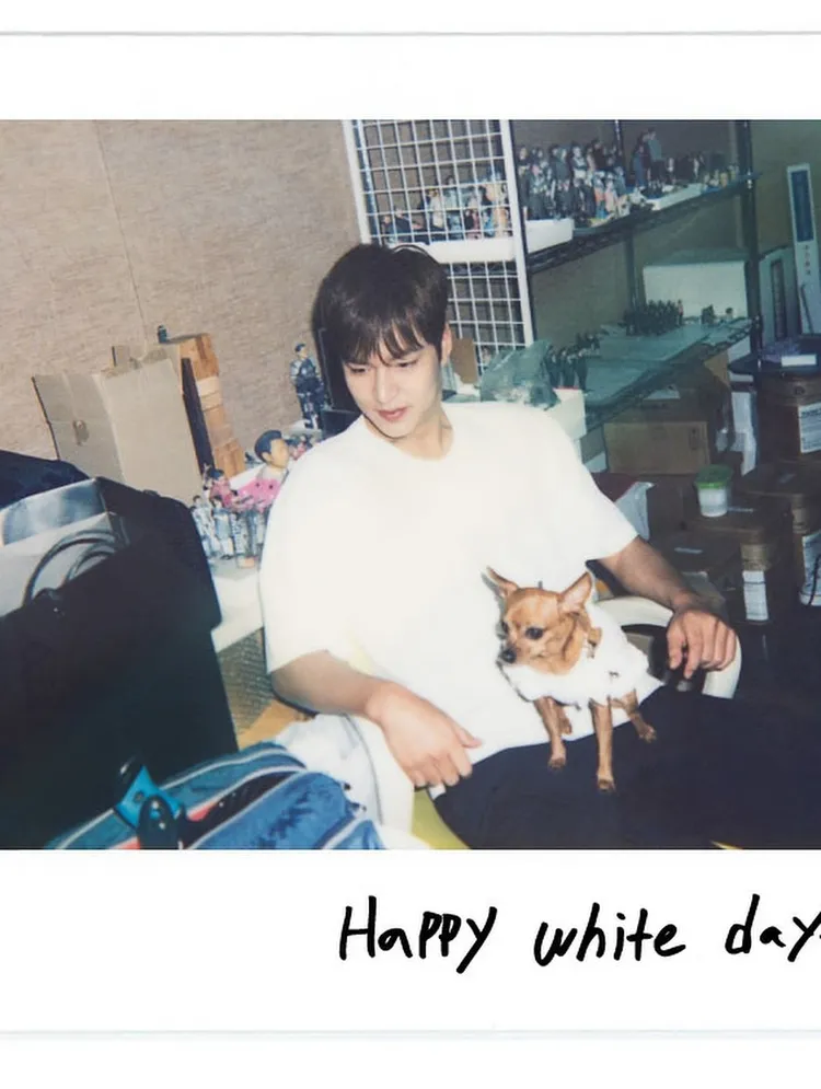 李敏鎬把Choco視為「妹妹」，兄妹倆形影不離。翻攝李敏鎬IG