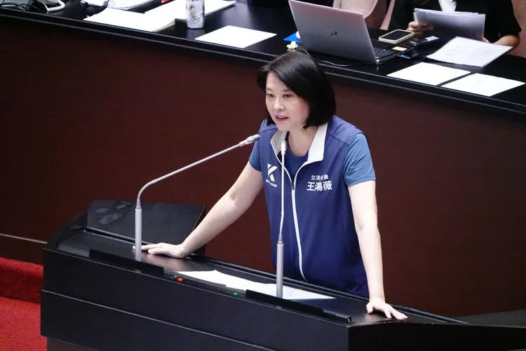 國民黨立委王鴻薇。莊宗達攝
