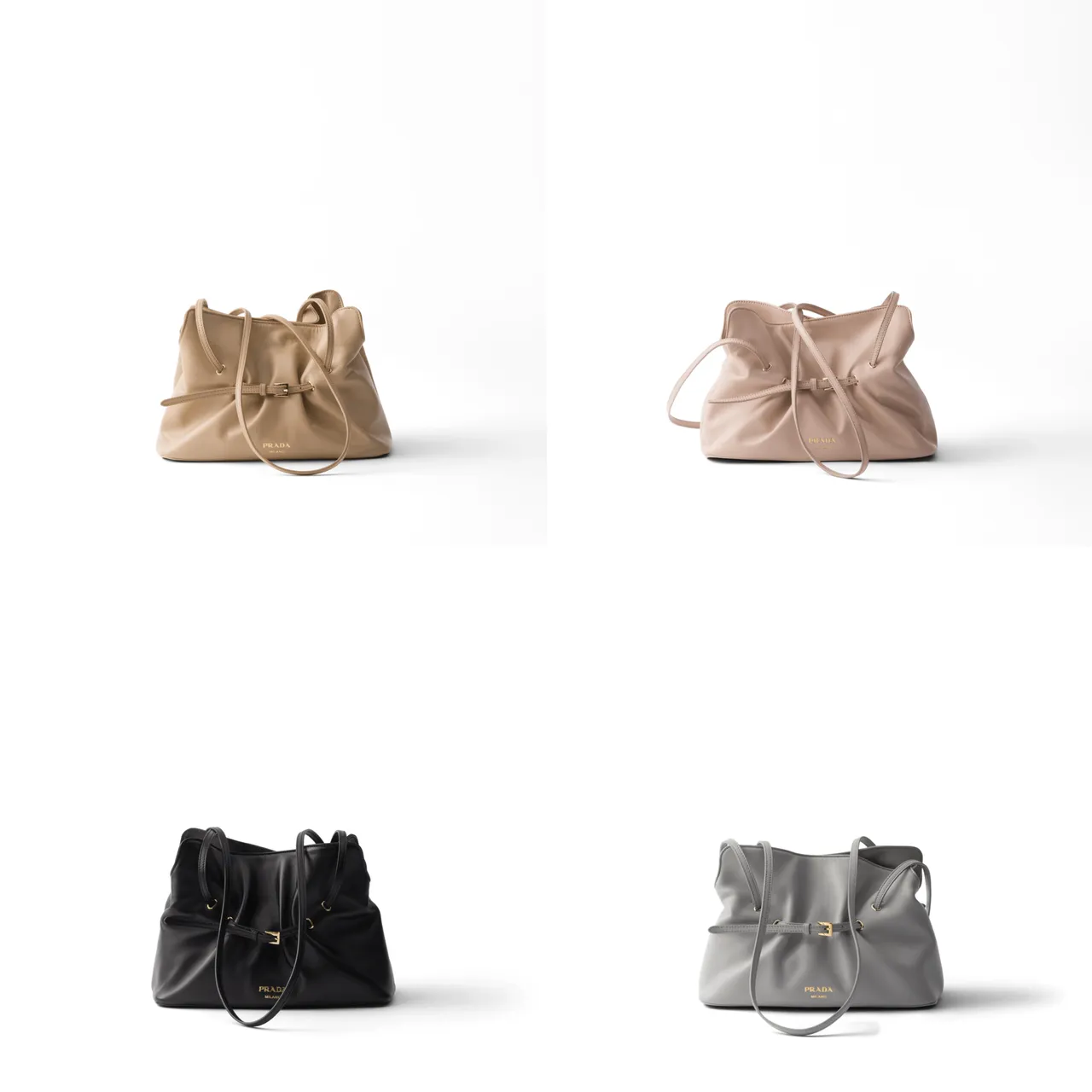 PRADA Dada纳帕皮革肩背包,各9万1000元。品牌提供