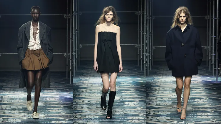 PRADA 2025秋冬女裝。品牌提供