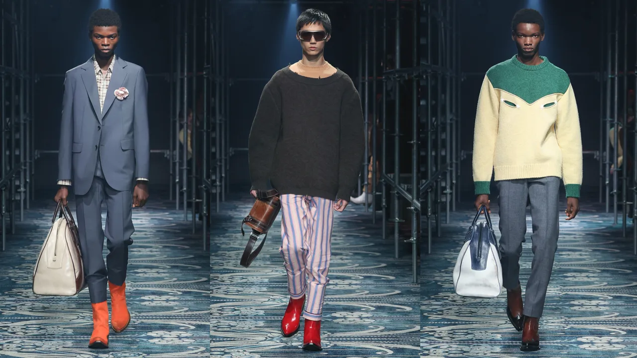 PRADA 2025秋冬男装。品牌提供
