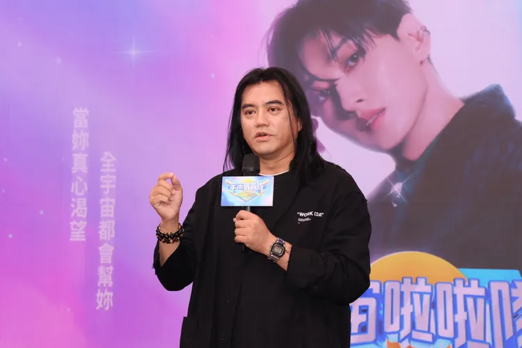 B2出席《宇宙啦啦隊》記者會。莊宗達攝