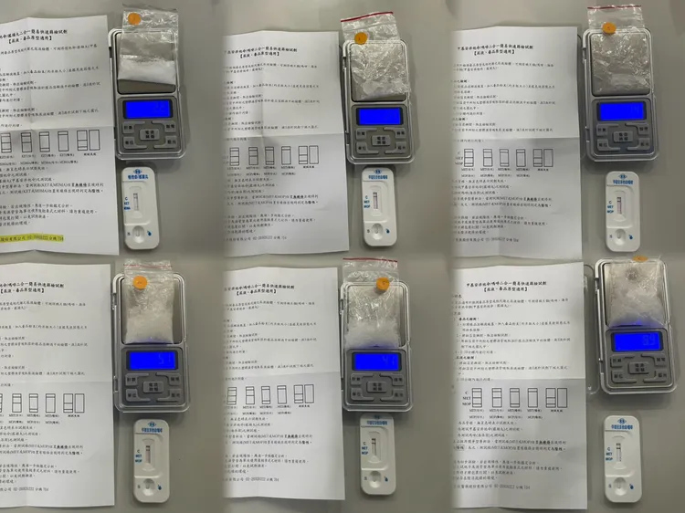 專案小組起獲毒品。警方提供