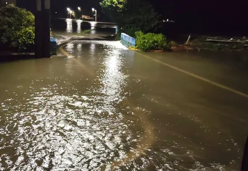 台中海線大雷雨多處路面及民宅淹水 9037戶停電已修復