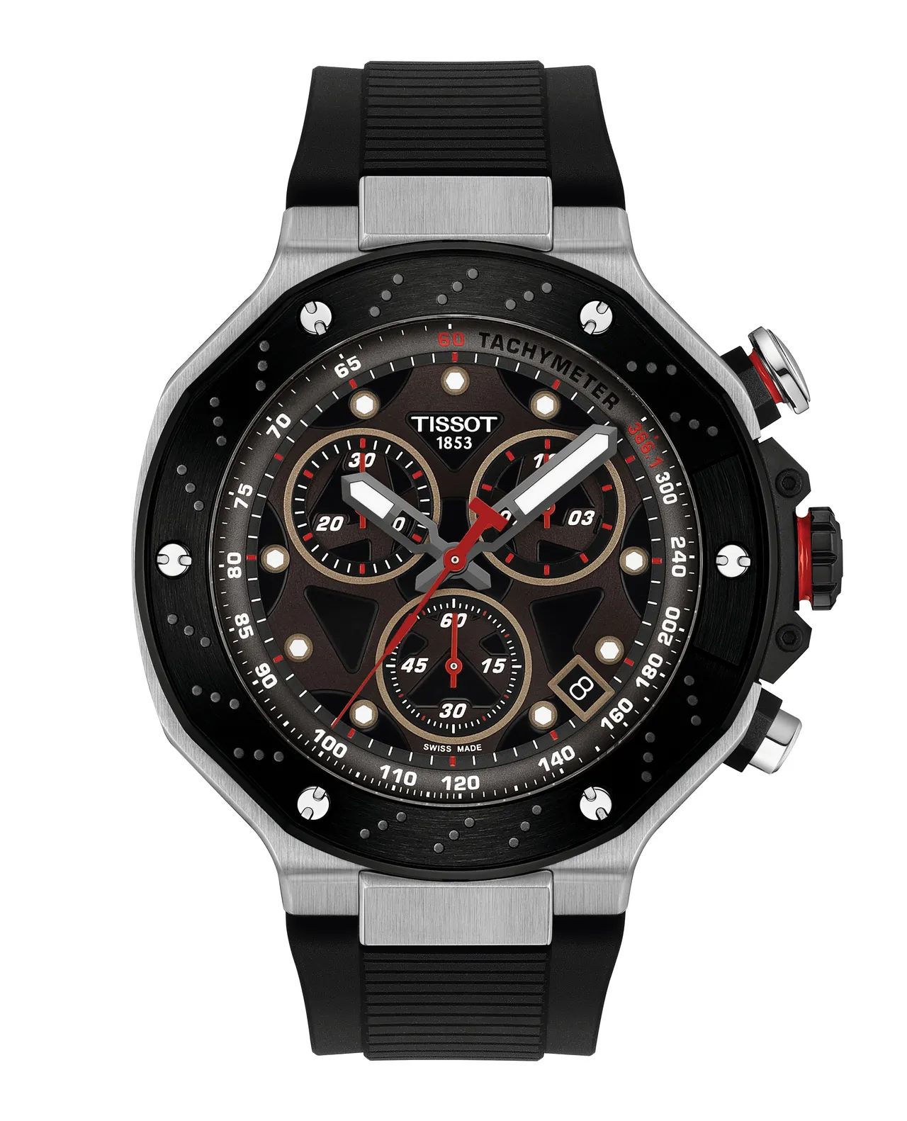 TISSOT MotoGP镂空石英计时腕表限量版,2万800元。品牌提供