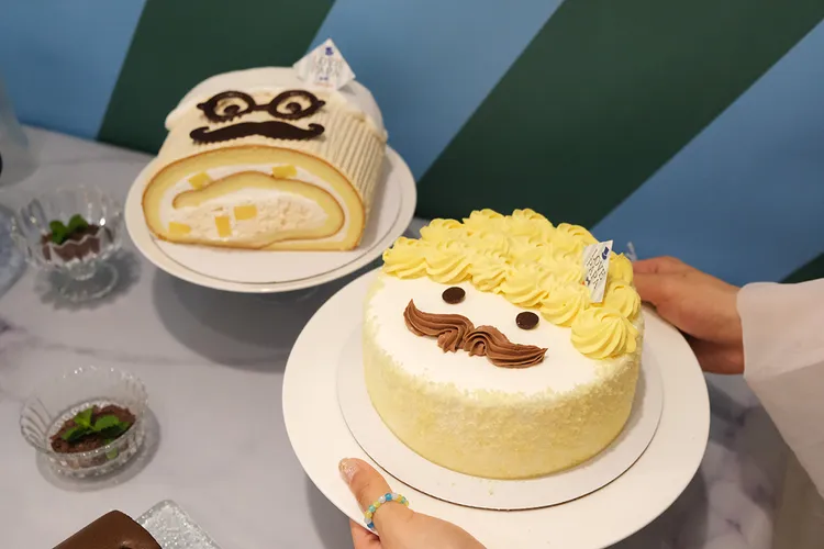 父親節新品系列「酷！偶爸」（後）、「翹鬍子公爵」（前）。亞尼克提供