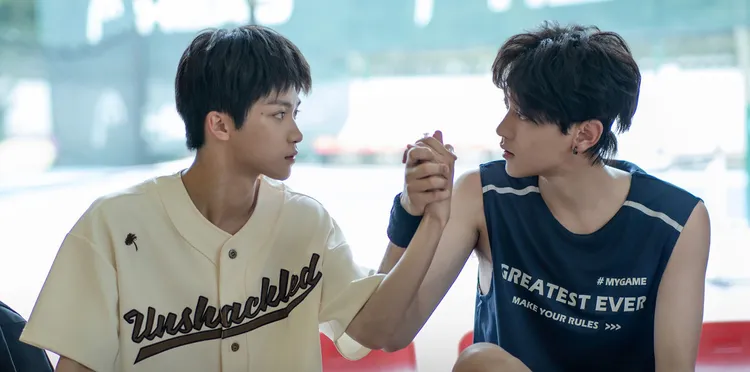 田栩寧及梓渝因主演BL劇《逆愛》爆紅。資料照片