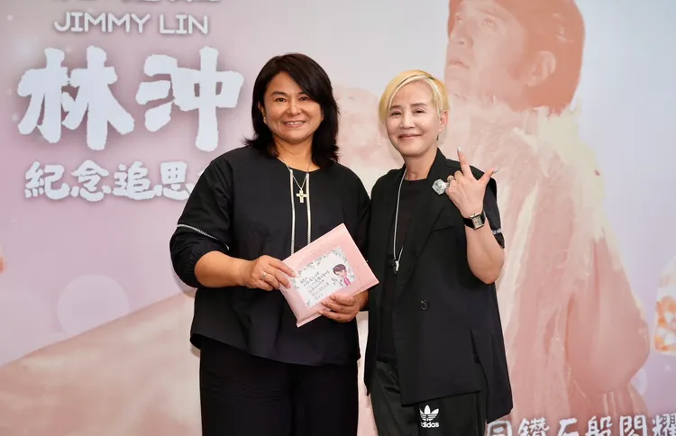 李明依會後受訪。娛樂中心攝