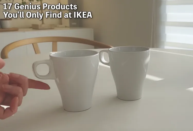 IKEA的馬克杯耳朵設計高是有原因的。SANU Loves IKEA 