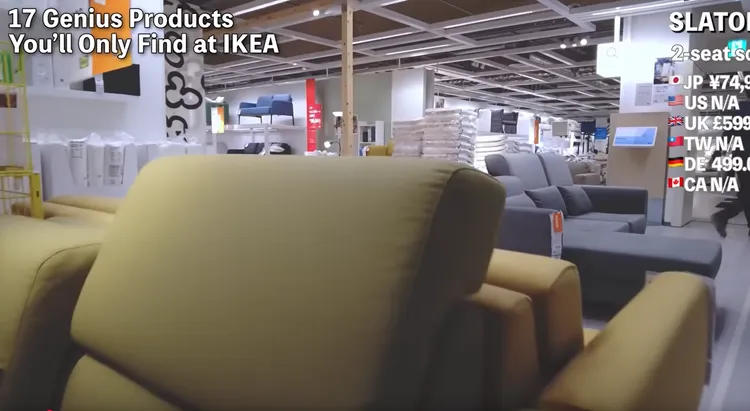 可以將最後方的靠背升起，卡在前方靠背，就可讓頸部和頭部有地方依靠，不用苦苦抉擇要買高椅背還是矮椅背沙發。SANU Loves IKEA 