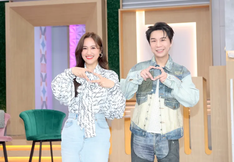 吳姍儒（左）、派翠克錄《小姐不熙娣》。資料照片