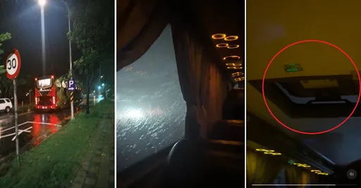 逃生門被吹開!客運颱風夜「像搭海盜船」 駕駛1舉動讓乘客差點哭了
