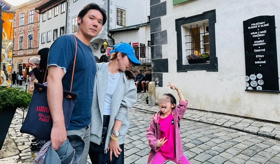 陈怡蓉常在社群平台分享一家人可爱互动。翻摄陈怡蓉脸书