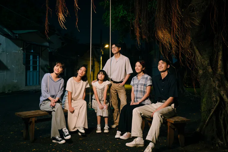 戲裡六個孩子憑著自己的力量長大了。大愛提供