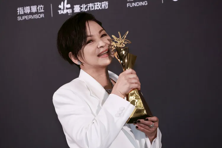 最佳女配楊貴媚。彭欣偉攝