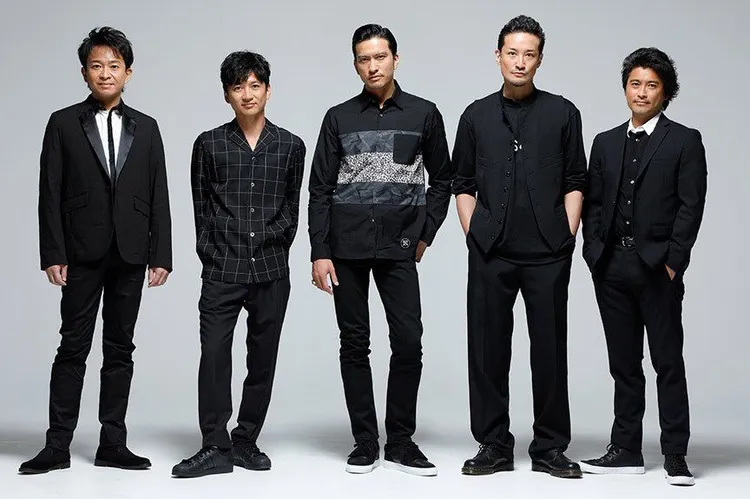 「TOKIO」在1994年出道，成員為城島茂（左起）、國分太一、長瀨智也、松岡昌宏、山口達也。山口、長瀨先後於2018年、2021年退團，上月國分鬧出違規醜聞，導致整團解散。資料照片
