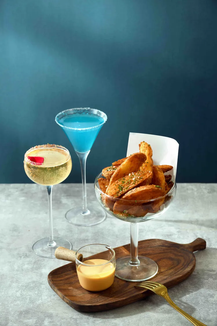 消費滿500元，IG_FB限動分享免費贈辣起司薯瓣。業者提供