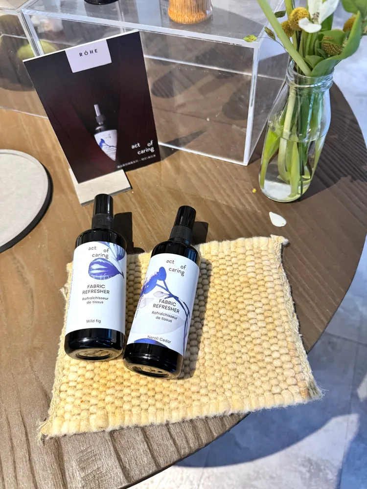 Act of Caring織品香氛噴霧（#橙花、#無花果），100ml／1450元。張家玲攝