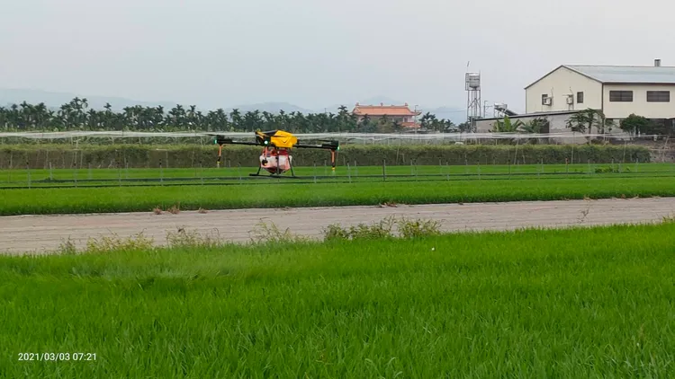 無人機在農業運用已越來越重要。翻攝畫面
