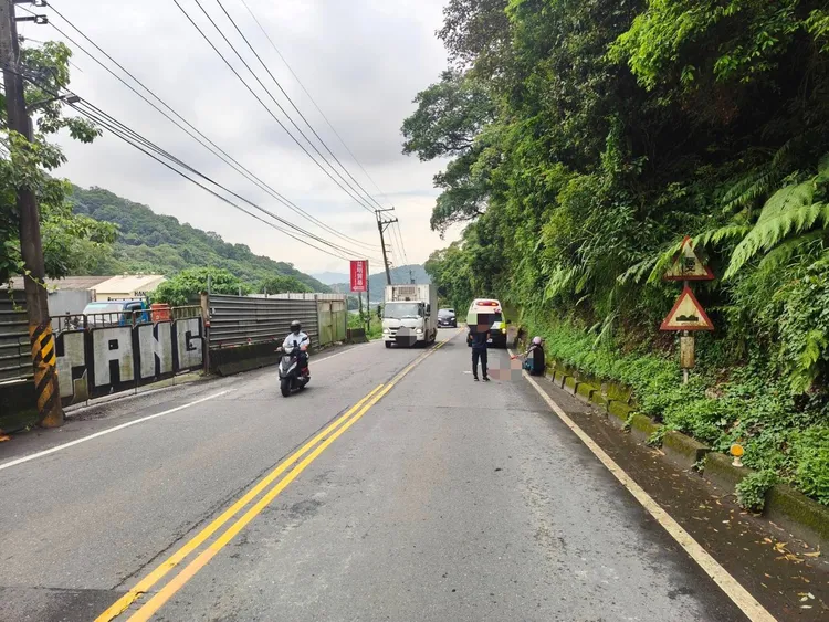 警方到場釐清車禍發生原因。警方提供