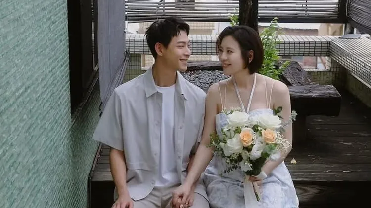 劉品言的婚姻也美滿了，與連晨翔日前正式登記結婚。摘自臉書