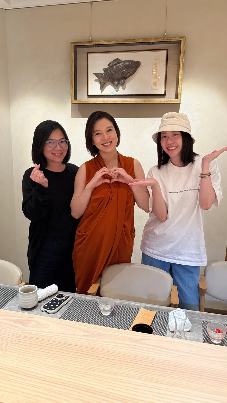 劉品言（中）上節目聊人生觀、戀愛觀。好丫提供