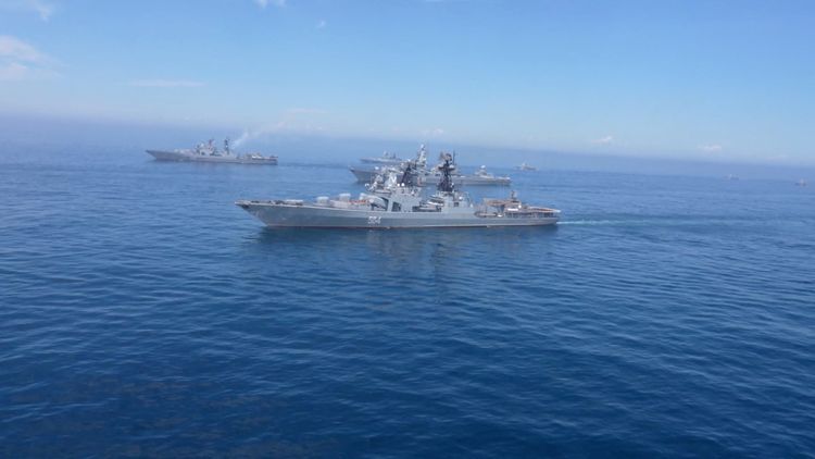 俄國海軍萬人演習　「七月風暴」秀作戰力