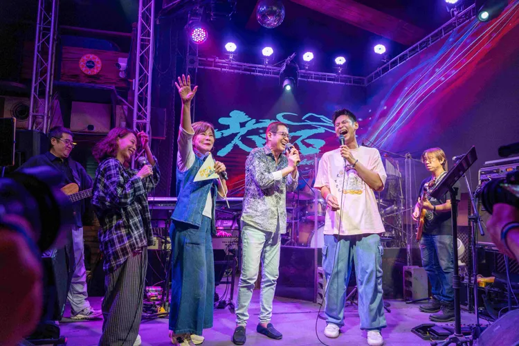 （左起）孫淑媚、龍千玉、蔡小虎、楊子儀。東森綜合提供