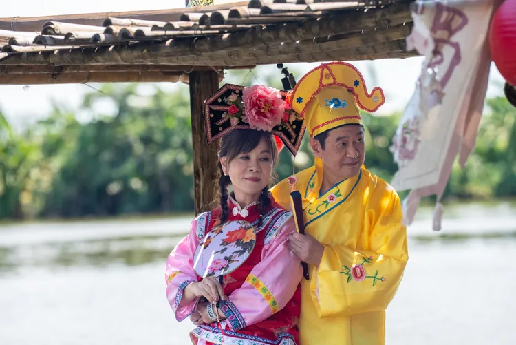 螢幕情侶龍千玉、蔡小虎。東森綜合提供