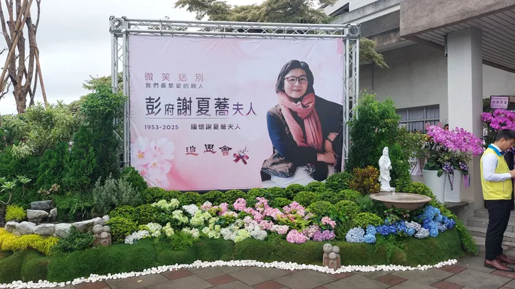 謝夏蕎15日舉行告別式。凃建豐攝