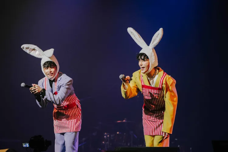 展榮展瑞變裝超萌。星展娛樂提供