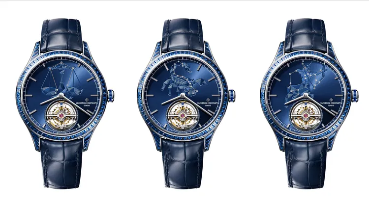 Métiers d’Art藝術大師系列Constellation陀飛輪腕錶，將浩瀚夜空中的黃道十二宮星座，以令人驚嘆的細節呈現於方寸錶盤之上。品牌提供
