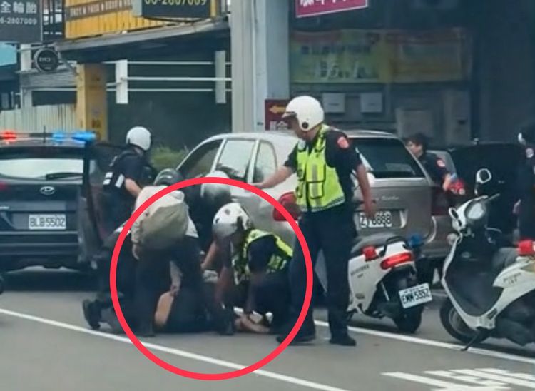偵辦擄人案！南市當街警匪追逐　路人目擊驚呼「拍電影了？」