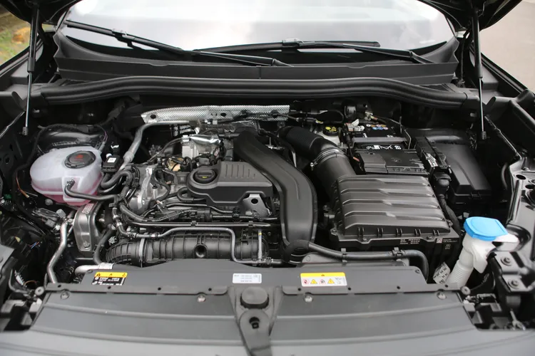 1.5升eTSI動力採EA211四缸引擎搭配48V輕油電系統，搭配7速DSG變速箱，輸出達150匹馬力與25.5kgm扭力。林浩昇攝