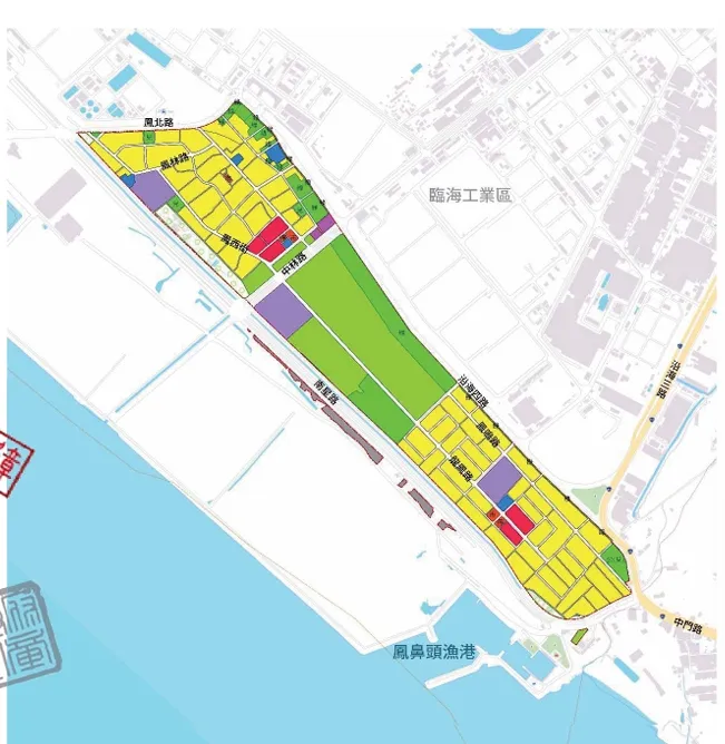 大林蒲遷村範圍。大林蒲遷村網站其計畫書