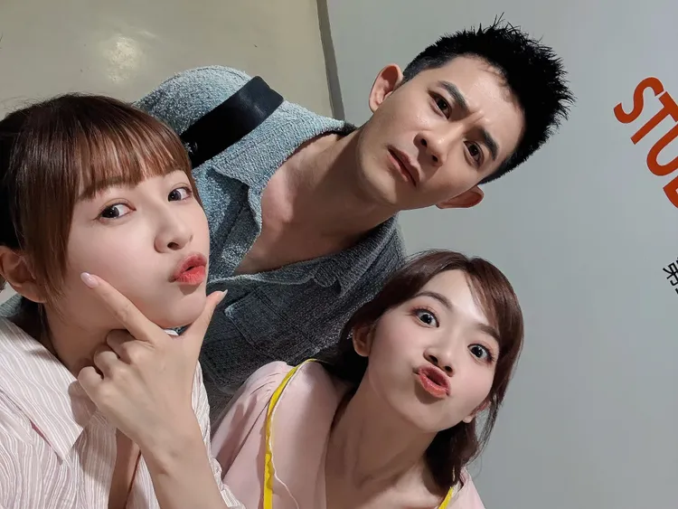 謝京穎揪曾子益、程雅晨跳應援舞。民視提供