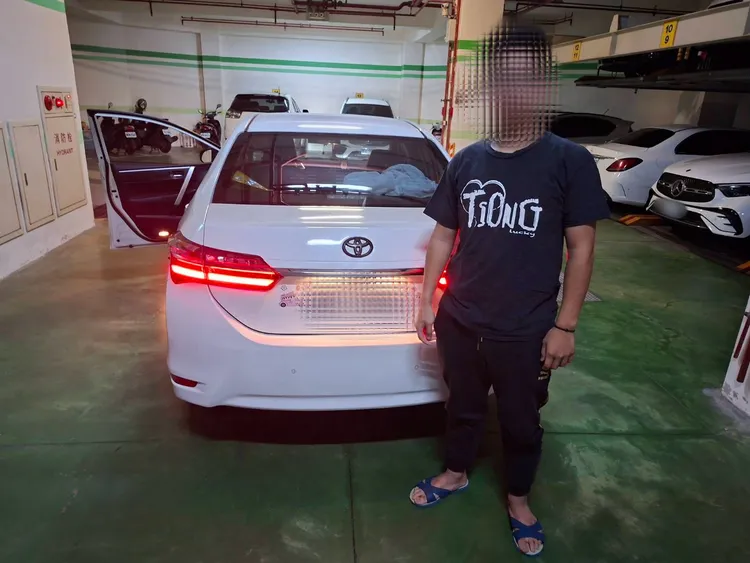 19歲男子假冒警察。警方提供