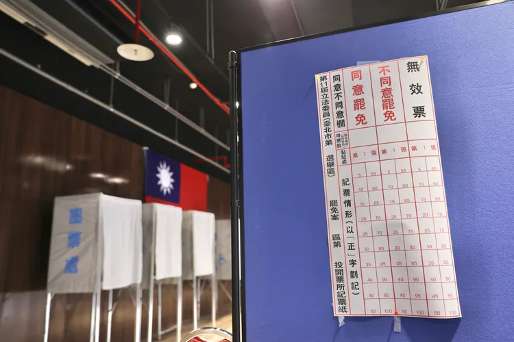 立法院內政委員會考察「台北市中山區7月26日罷免投開票所規劃」。彭欣偉攝