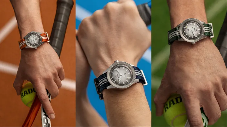 Captain Cook庫克船長系列X網球40周年限量錶款可隨心變化風格。品牌提供